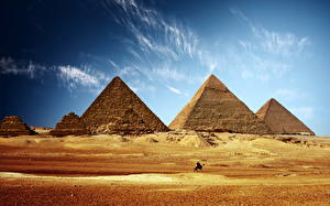 Fondos de escritorio Egipto Pirámide arquitectura Ciudades