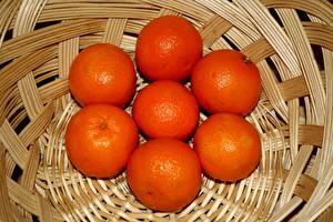 Bureaubladachtergronden Fruit Citrusvruchten Mandarin Voedsel