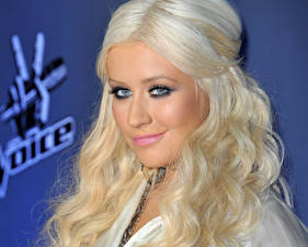 Fonds d'écran Christina Aguilera Célébrités Filles