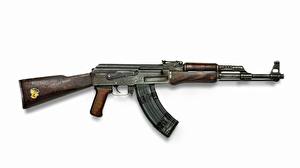 Papel de Parede Desktop Fuzil de assalto AK 47 militar