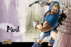 Bakgrundsbilder på skrivbordet Street Fighter Abel dataspel