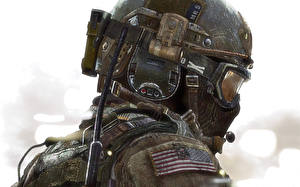 Tapety na pulpit Call of Duty Kask gra wideo komputerowa