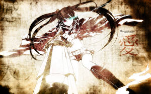 Tapety na pulpit Black Rock Shooter Anime