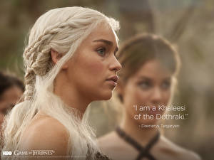 Tapety na pulpit Gra o tron Daenerys Targaryen Emilia Clarke