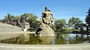 Pictures Sculptures Volgograd  Cities