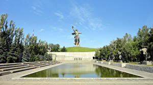 Sfondi desktop La scultura Volgograd  Città