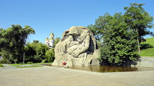 Tapety na pulpit Rzeźbiarstwo Wołgograd  miasto