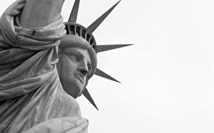 Fonds d'écran États-Unis Statue de la Liberté Villes