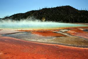 Papel de Parede Desktop Parques Estados Unidos Yellowstone Naturaleza