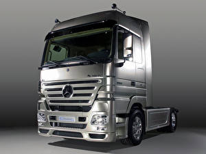 Wallpaper Trucks Mercedes-Benz automobile