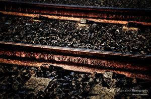 Bureaubladachtergronden Spoorwegen Rails