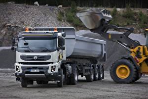 Desktop hintergrundbilder Lastkraftwagen Volvo Autos
