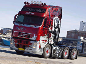 Bureaubladachtergronden Vrachtwagens Volvo automobiel