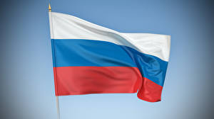 Photo Russia Flag Stripes