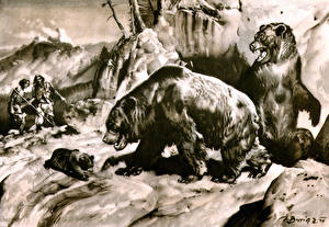 Tapety na pulpit Starożytne zwierzęta Cave bear