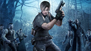 Papel de Parede Desktop Resident Evil Resident Evil 4 videojogo