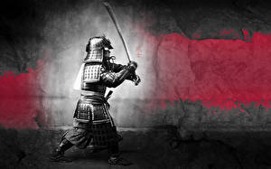 Bakgrunnsbilder Kriger Katana Rustning Sabel Samurai Fantasy