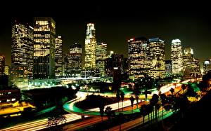 Bureaubladachtergronden Verenigde staten Los Angeles een stad