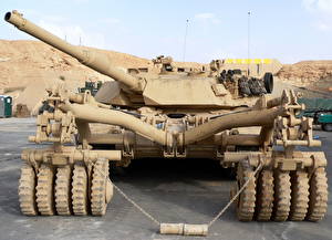 Bureaubladachtergronden Tanks M1 Abrams Amerikaanse Militair