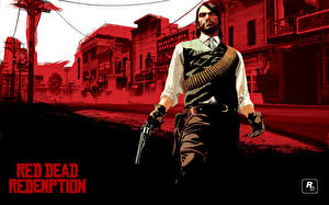 Bakgrundsbilder på skrivbordet Red Dead Redemption