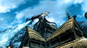Fonds d'écran The Elder Scrolls The Elder Scrolls V: Skyrim jeu vidéo