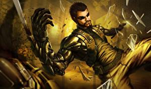Fonds d'écran Deus Ex Cyborgs Jeux