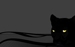 Sfondi desktop Pantherinae Disegnate animale