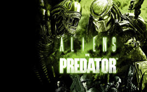 Bakgrundsbilder på skrivbordet Aliens vs. Predator Datorspel