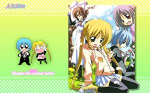 Hintergrundbilder Hayate the Combat Butler Anime Mädchens