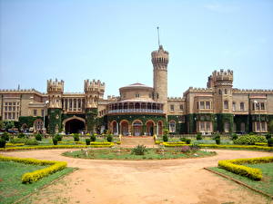 Bakgrunnsbilder India Bangalore Palace en by