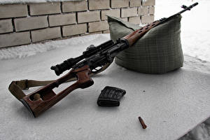 Fondos de escritorio Fusil Fusil de francotirador SVD (Dragunov) militar