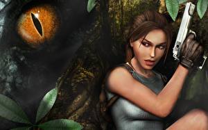 Bakgrundsbilder på skrivbordet Tomb Raider Tomb Raider Anniversary Lara Croft