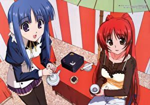 Bakgrundsbilder på skrivbordet To Heart Anime Unga_kvinnor