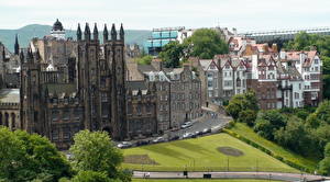 Bakgrunnsbilder Borg Edinburgh Skottland byen