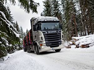 Wallpapers Lorry Scania automobile