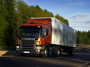 Bilder Lastkraftwagen Scania auto