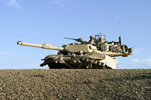 桌面壁纸，，坦克，M1艾布蘭主力戰車，來自美國，M1A1，陆军
