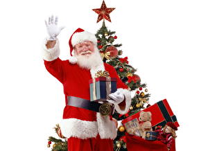 Photo Holidays Christmas Santa Claus Bearded