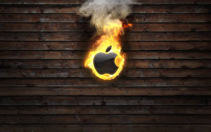 Фото Apple огонь