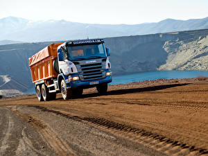 Bakgrunnsbilder Lastebiler Scania Biler