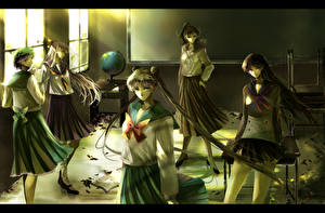 Bureaubladachtergronden Sailor Moon Jonge_vrouwen