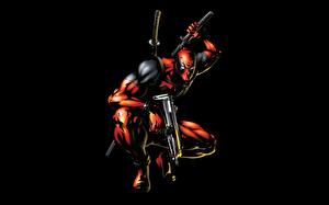 Fotos Comic-Helden Deadpool Held