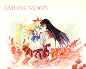 Bakgrundsbilder på skrivbordet Sailor Moon Anime Unga_kvinnor