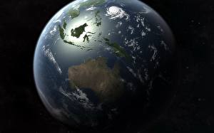 Papel de Parede Desktop Planetas Terra