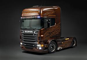 Wallpaper Lorry Scania Cars