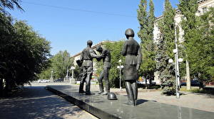 Bakgrunnsbilder Monument Volgograd  byen