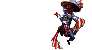 Papel de Parede Desktop Heróis de quadrinhos Captain America Herói