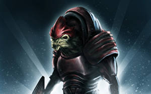 Bakgrundsbilder på skrivbordet Mass Effect spel