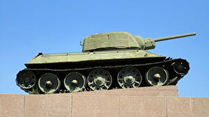 Bureaubladachtergronden Monument T-34 Volgograd Steden