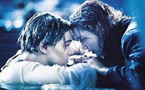 Bakgrundsbilder på skrivbordet Titanic (film, 1997) Leonardo DiCaprio